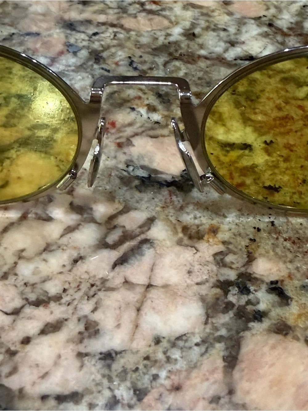 Fendi Cat Eye Yellow Sunglasses